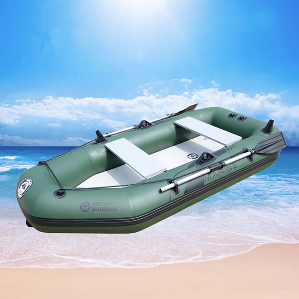 4 Person PVC Inflatable Air Ma - Fishing Boat Outboard Motor 评论和价格