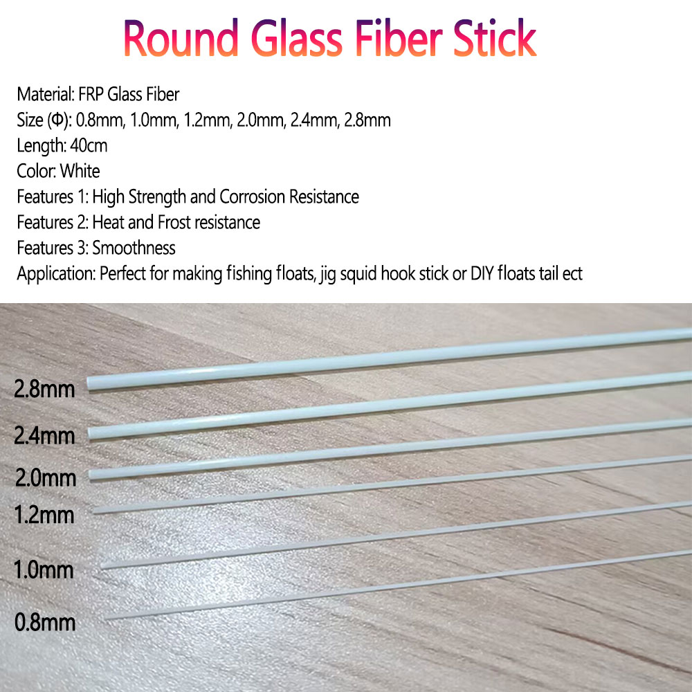 Bimoo 10/20pcs 0.8mm~2.8mm Rou - Fishing Boat Fiberglass 评论和价格