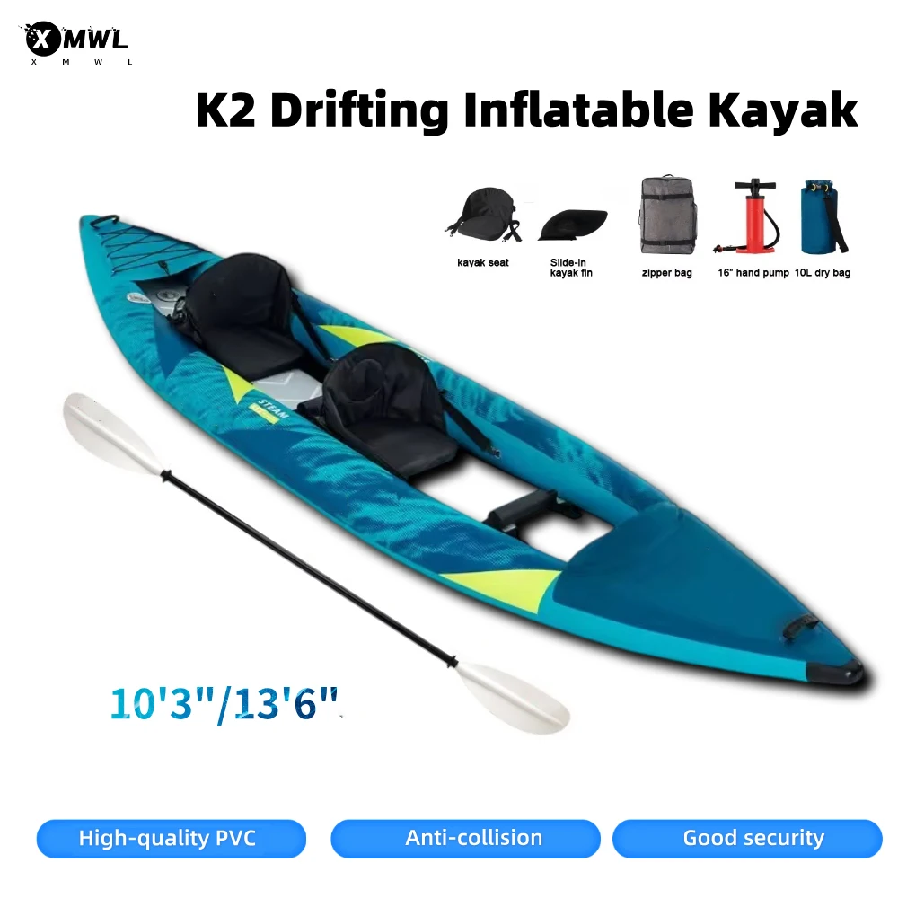 Canoe Kayak Inflatable Boat 1- - Fishing Boat Paddle 评论和价格