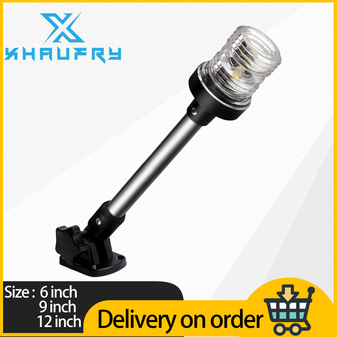 360 Degree White LED Fold Down - Fishing Boat Navigation Light 评论和价格
