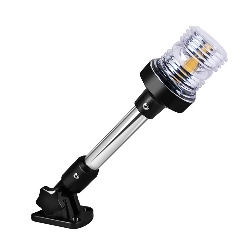 360 Degree White LED Fold Down - Fishing Boat Navigation Light 评论和价格