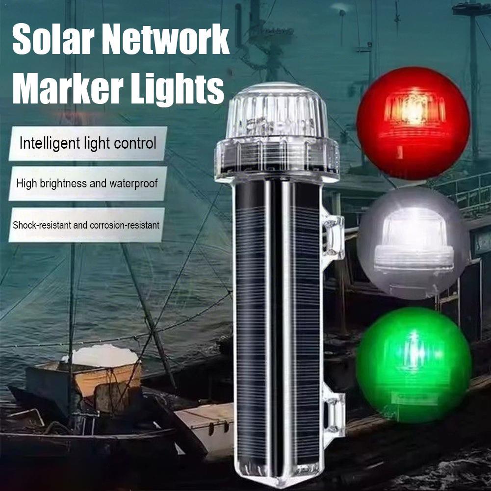 Solar Ocean Signal Light Navig - Fishing Boat Navigation Light 评论和价格